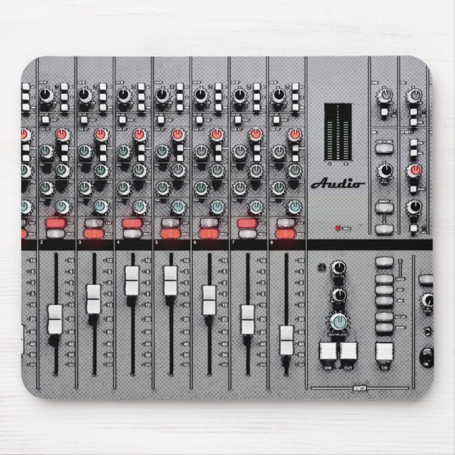 Pro Audio Mixer Mouse Pad (Front)