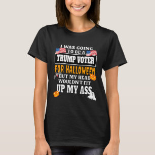 Pro Biden Funny Anti Trump Anti Republican Hallowe T-Shirt