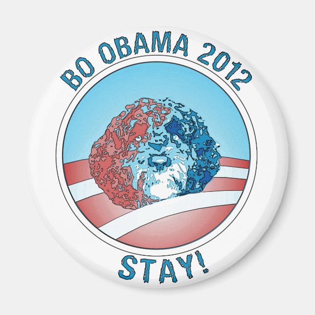 Pro-Bo Obama Dog 2012 Magnet (Front)