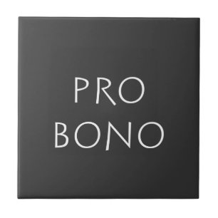 Pro bono ceramic tile