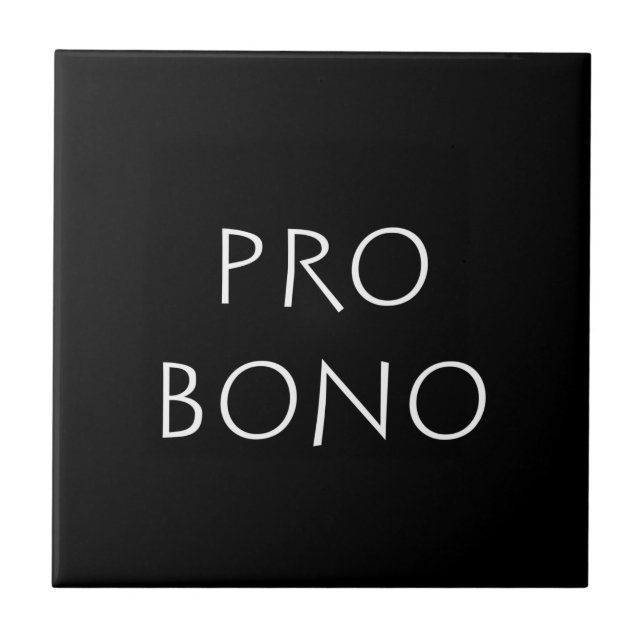 Pro bono ceramic tile (Front)