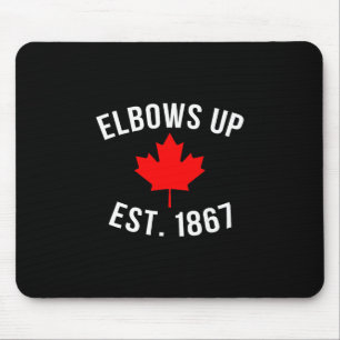 Pro Canada Elbows Up Established 1867 Mouse Pad