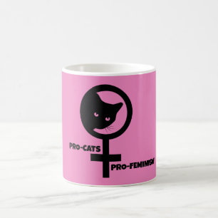 Pro Cats Pro Feminism Coffee Mug
