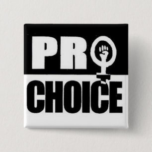 Pro-choice 15 Cm Square Badge