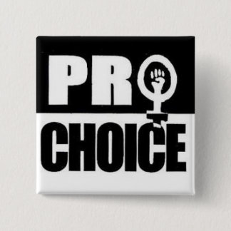 Pro-choice 15 Cm Square Badge