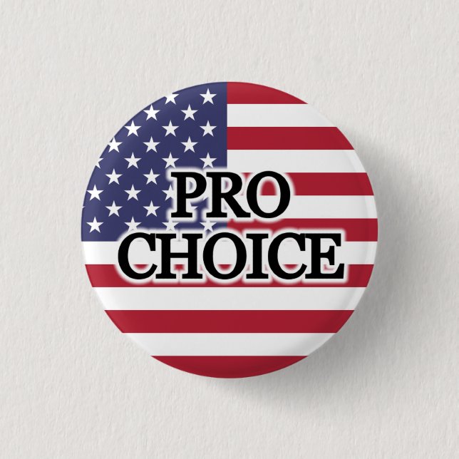 Pro Choice 3 Cm Round Badge (Front)