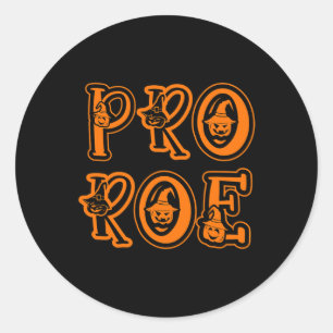 Pro Choice Feminism Women's Rights Pro Roe  Classic Round Sticker