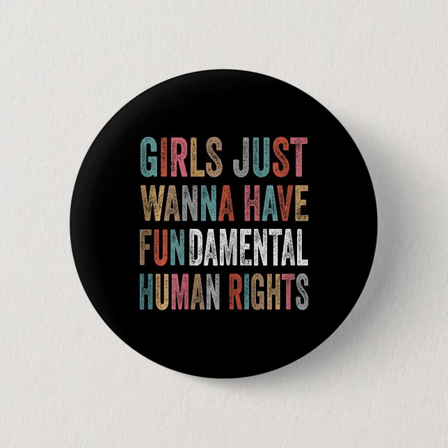 Pro Choice Feminist 2  6 Cm Round Badge (Front)