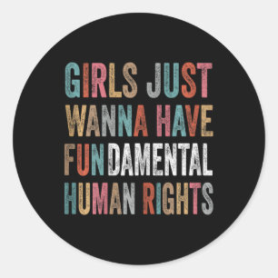 Pro Choice Feminist 2  Classic Round Sticker