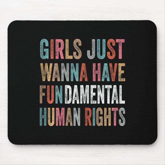 Pro Choice Feminist 2  Mouse Pad (Front)