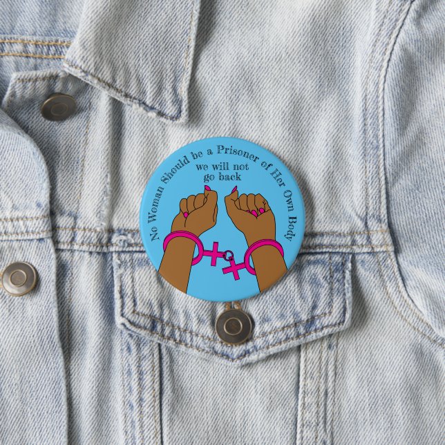Pro Choice Get Out the Vote Autonomy Dark Skin 7.5 Cm Round Badge (In Situ)