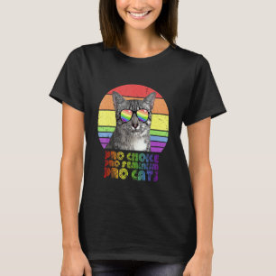 Pro Choice Pro Feminism Pro Cat Lgbtq Feminist 11 T-Shirt