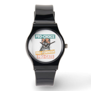 Pro Choice Pro Feminism Pro Cats Watch