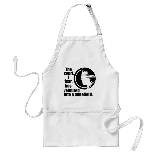 Pro Choice Ruth Bader Ginsburg Supreme Court Quote Standard Apron (Front)