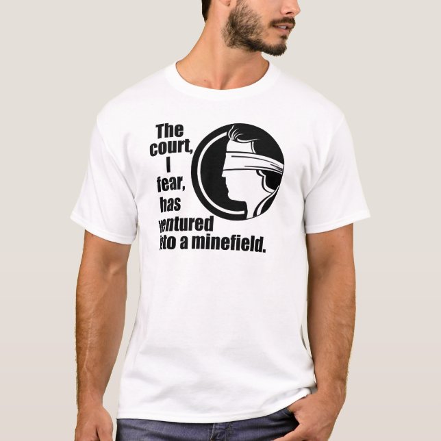 Pro Choice Ruth Bader Ginsburg Supreme Court Quote T-Shirt (Front)