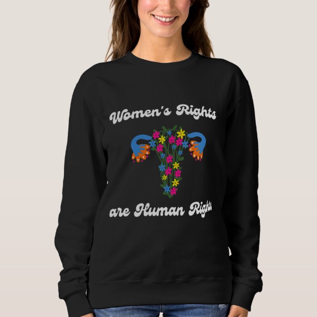 Pro Choice Women's Rights Feminism 1973 Roe v Wade Sweatshirt (Front)