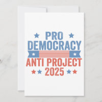 Pro Democracy Anti Project 2025 Republican Trump