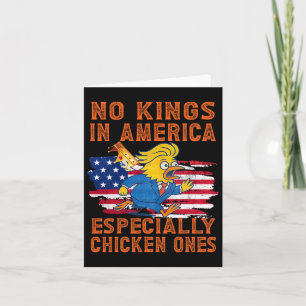 Pro-democracy No Kings In America Especially Chick Card