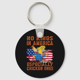Pro-democracy No Kings In America Especially Chick Key Ring