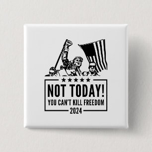 Pro-Democracy Trump 2024 Button