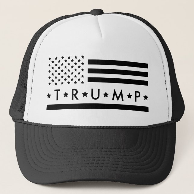 Pro-Democracy Trump 2024 Trucker Hat  (Front)