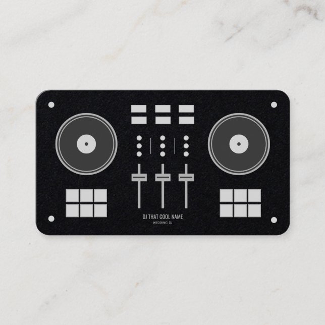 Pro-DJ Controller Business Card (Front)