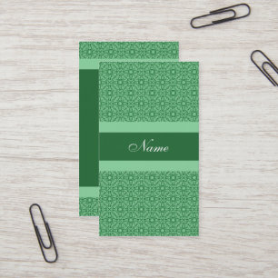 Pro Elegance Business Card, Mint Green Card