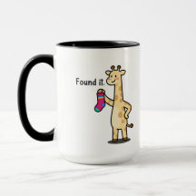 Pro-Finder Giraffe Funny Coffee Mug