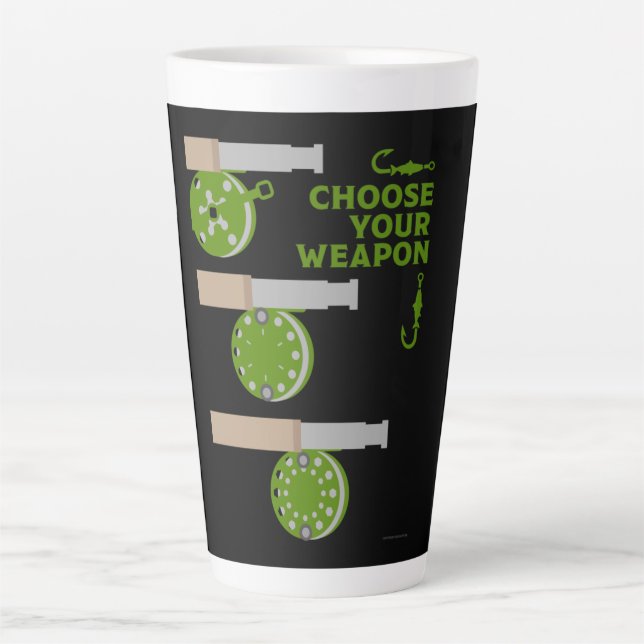 Pro Fly Fishing Rod Gifts   Latte Mug (Front)