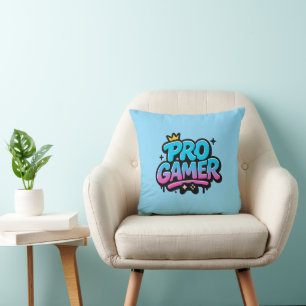 PRO GAMER Graffiti Logo Cushion