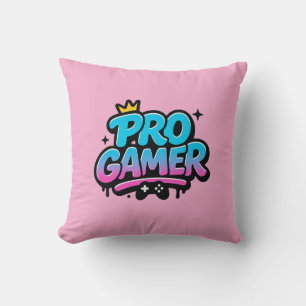 PRO GAMER Graffiti Logo Cushion