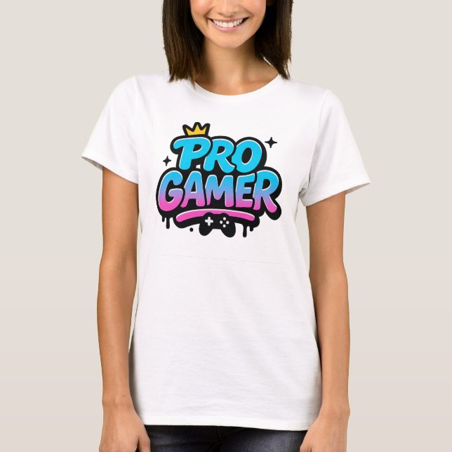 PRO GAMER Graffiti Logo T-Shirt (Front)