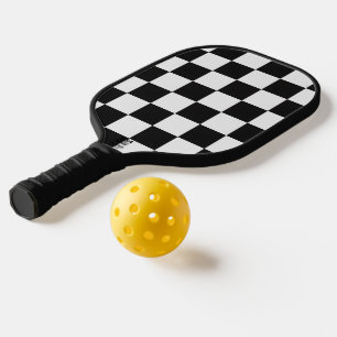 Pro Gear Black and White Chequered Pattern Pickleball Paddle