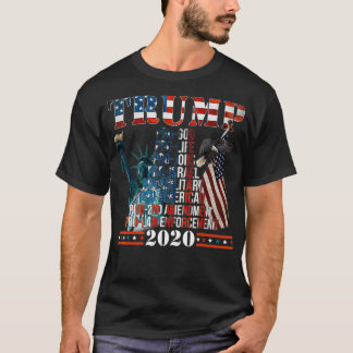 Pro God Pro Gun Pro Life Donald Trump Campaign 20 T-Shirt