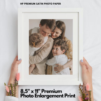 Pro-Grade 8.5" x 11" Satin Photo Enlargement Print