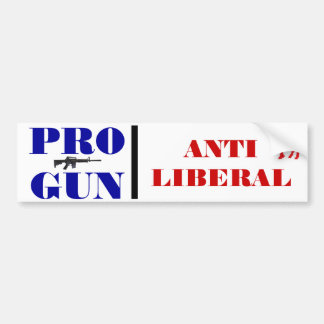 Pro Gun, Anti Democrat Bumper Sticker