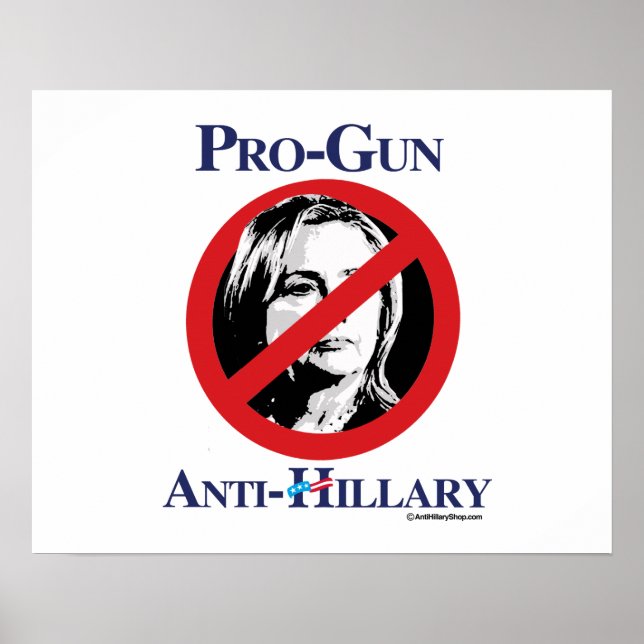 Pro-Gun Anti-Hillary - Anti Hillarypng.png Poster (Front)