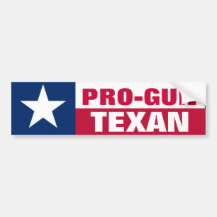 Pro-Gun Texan Bumper Sticker