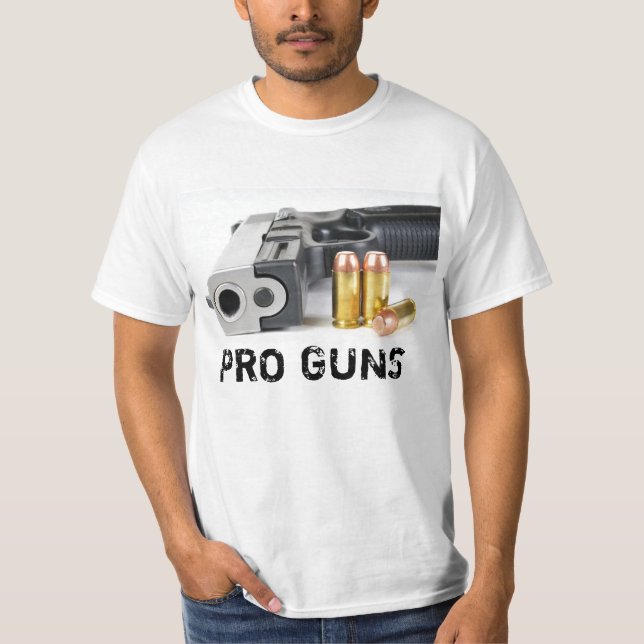 Pro Guns T Shirt (Front)