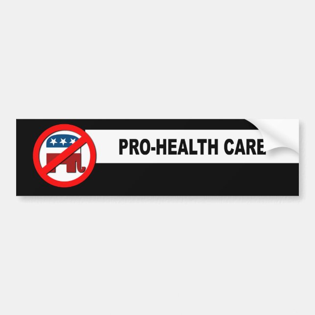 PRO-HEALTH CARE BUMPER STICKER (Front)