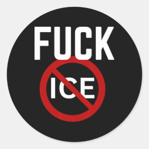 Pro Immigrant Anti Ice Anti Discrimination Anti Tr Classic Round Sticker