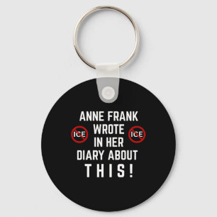 Pro Immigrant Anti Ice Anti Discrimination Anti Tr Key Ring