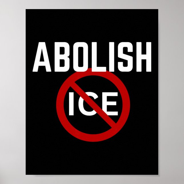 Pro Immigrant Anti Ice Anti Trump  Poster (Front)