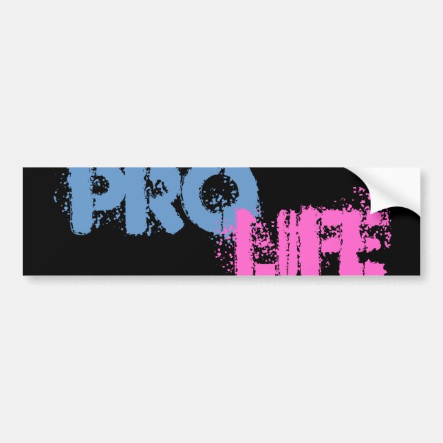 PRO LIFE BUMPER STICKER (Front)