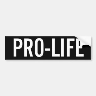Pro-Life Bumper Sticker