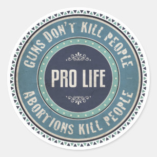 Pro Life Classic Round Sticker