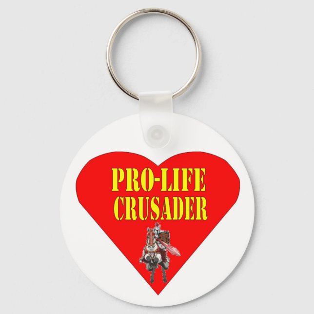 PRO LIFE CRUSADER KEY RING (Front)