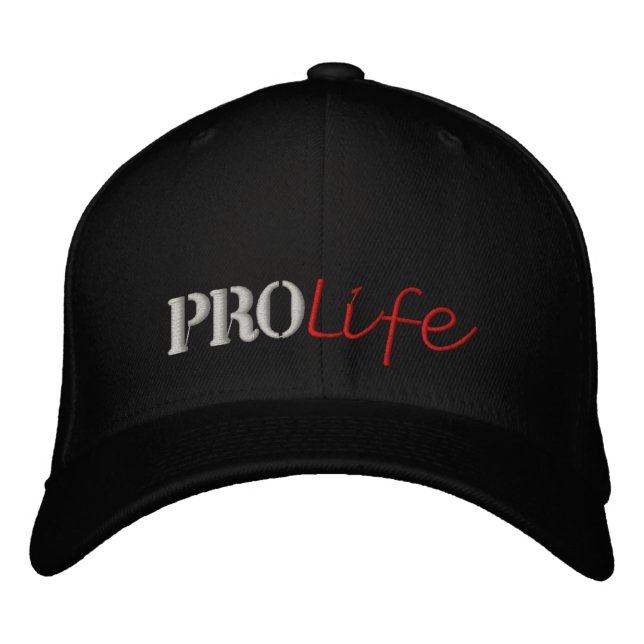 Pro Life Embroidered Hat (Front)