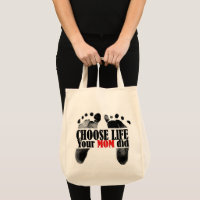 Pro-Life Quote With Baby Footprints