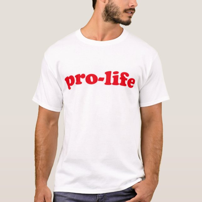 Pro-Life Red T-Shirt (Front)
